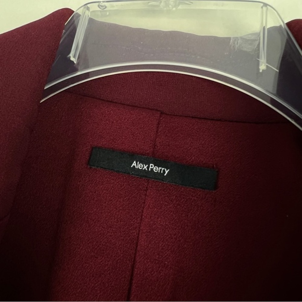 Alex Perry Rare Drape 2020 Asymmetrical Blazer - Picture 5 of 8